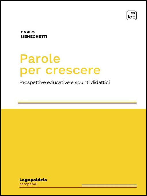 Cover image for Parole per crescere